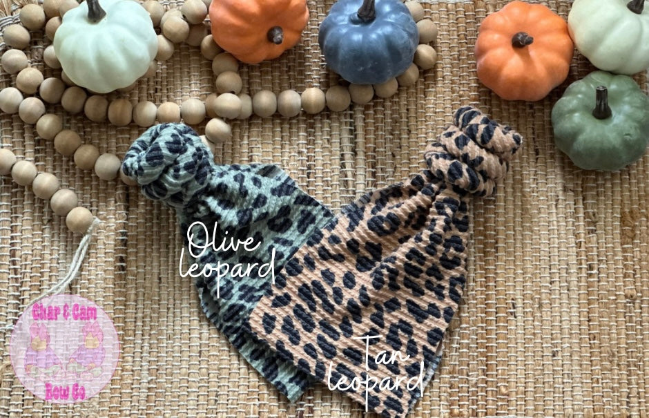 Leopard Wavy Ribbed
